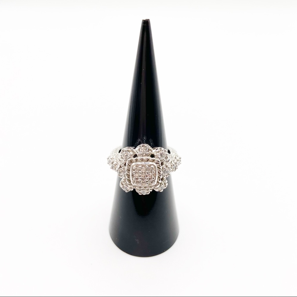 Judith Ripka sterling silver ring - Picture 10 of 13